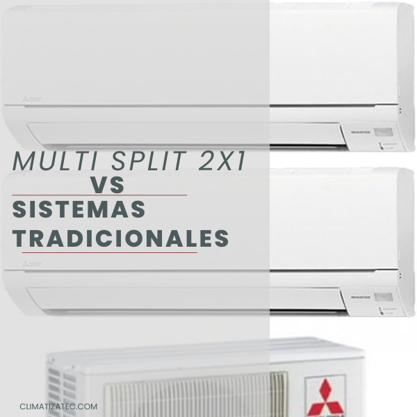 Aires Multi Split 2×1 vs. Sistemas Tradicionales