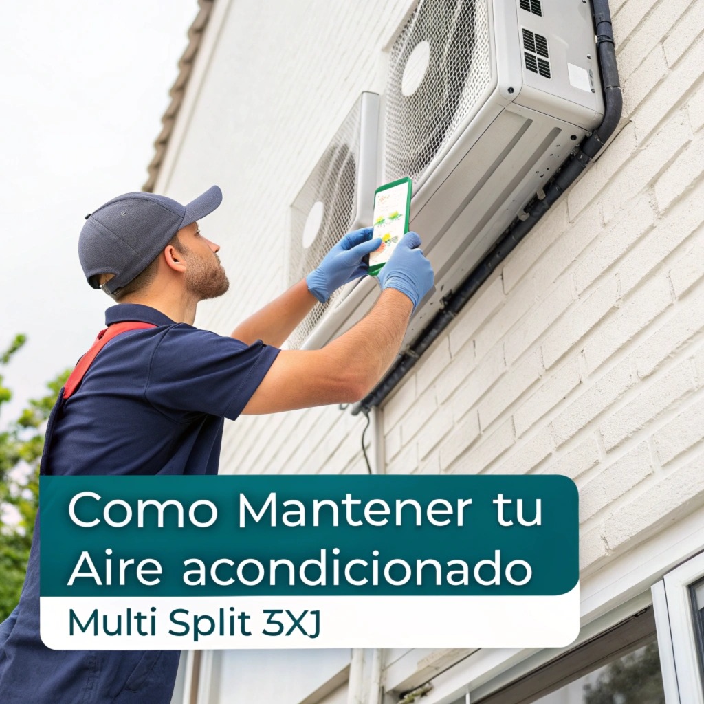 Cómo Mantener tu Aire Acondicionado Multi split 3×1