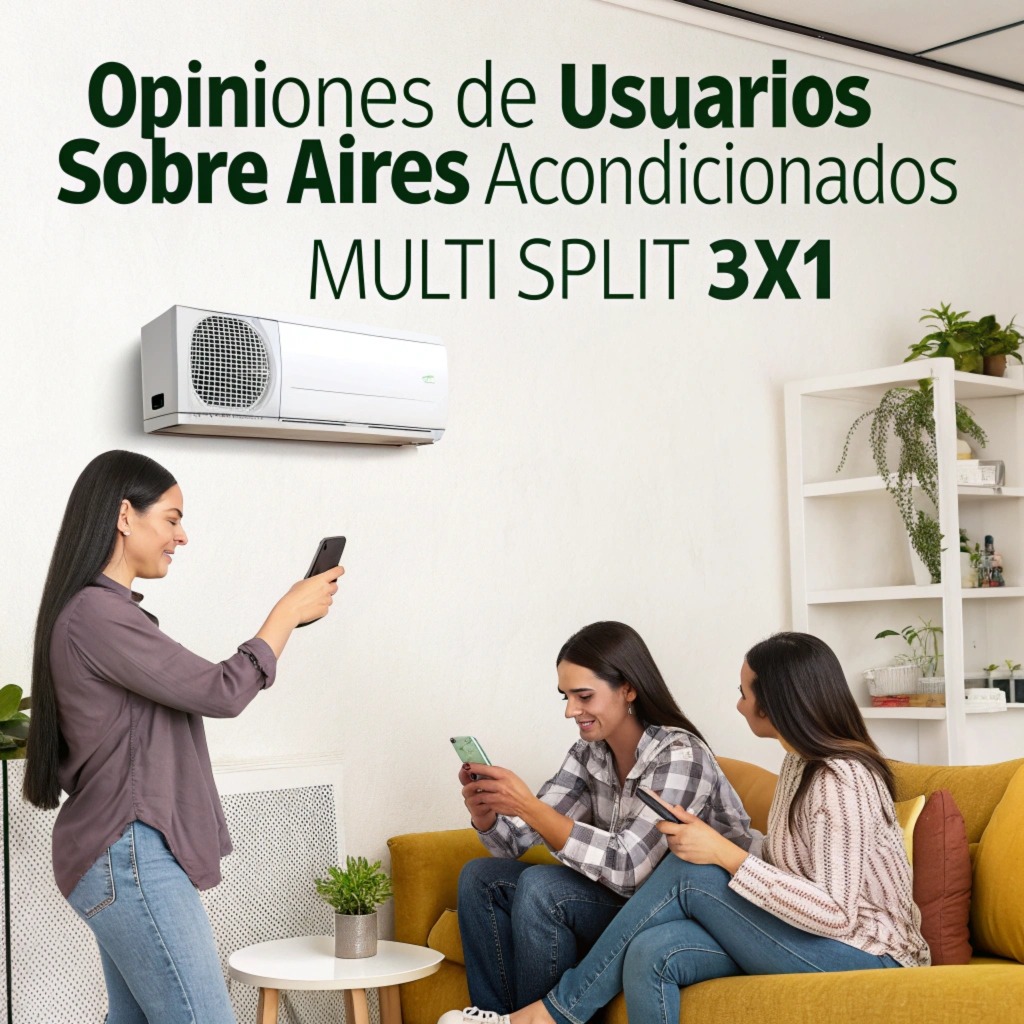 Opiniones de Usuarios sobre Aires Acondicionados Multi split 3×1